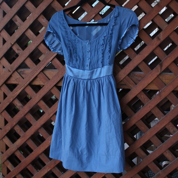 Urban Outfitters Dresses & Skirts - Urban Outfitters Vibrant Blue Sash Button Dress